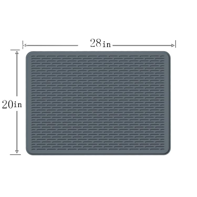 Grande Tapete Protetor de Silicone para Fogão, Almofada para Bancada de Cozinha, Drenagem de Louça e Prevenção de Manchas, 71 x 50 x 0,3cm
