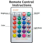 Lâmpada de Teto Redonda RGB+Luz Branca Embutida com Dimmer e Controlo Remoto, Controlo Remoto IR 10W 220V, Controlo Remoto IR 10W 85-265V, Controlo Remoto IR 15W 220V, Controlo Remoto IR 15W 85-265V