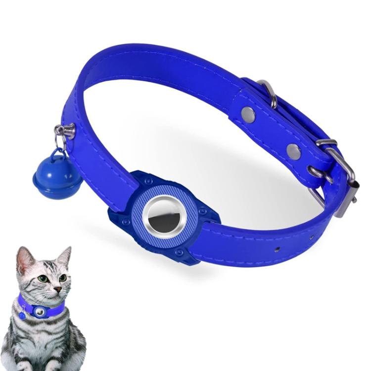 Para AirTag 2ª Geração / AirTag 1ª Geração Capa Protetora Impermeável para Rastreadores Coleira de Couro para Animais Localizador de Gatos Anti-Perda