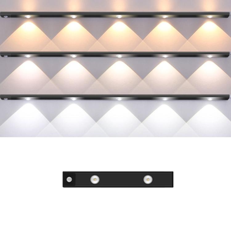 Barra de Luz com Sensor de Movimento Recárregavel para Armário e Roupeiro com Controlo Remoto, 20cm, 30cm, 40cm, 60cm, 80cm