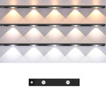 Barra de Luz com Sensor de Movimento Recárregavel para Armário e Roupeiro com Controlo Remoto, 20cm, 30cm, 40cm, 60cm, 80cm