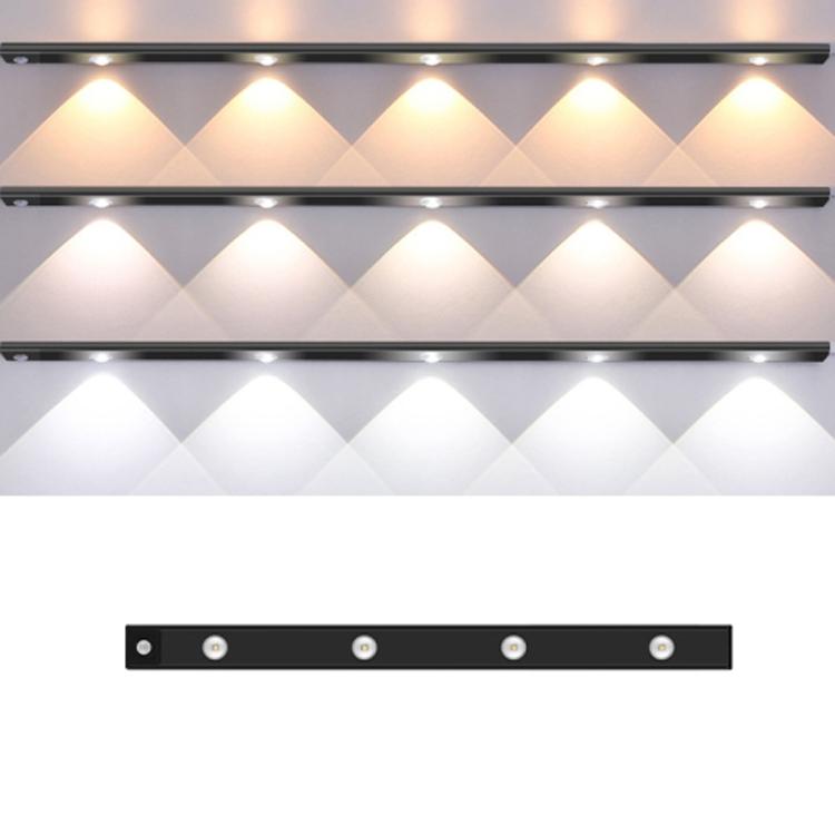 Barra de Luz com Sensor de Movimento Recárregavel para Armário e Roupeiro com Controlo Remoto, 20cm, 30cm, 40cm, 60cm, 80cm