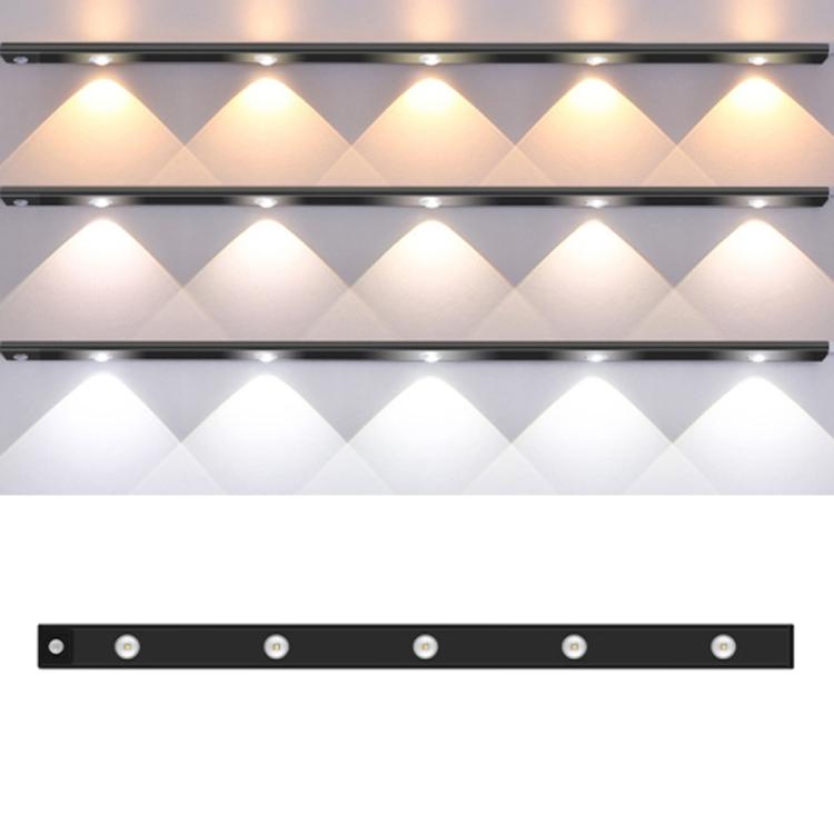 Barra de Luz com Sensor de Movimento Recárregavel para Armário e Roupeiro com Controlo Remoto, 20cm, 30cm, 40cm, 60cm, 80cm
