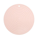 Tapete Redondo de Silicone Grau Alimentar para Isolamento Térmico, Proteção Contra Queimaduras e Antiderrapante para Cozinha
