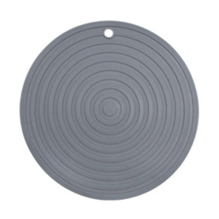 Tapete Redondo de Silicone Grau Alimentar para Isolamento Térmico, Proteção Contra Queimaduras e Antiderrapante para Cozinha