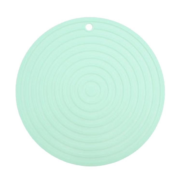 Tapete Redondo de Silicone Grau Alimentar para Isolamento Térmico, Proteção Contra Queimaduras e Antiderrapante para Cozinha