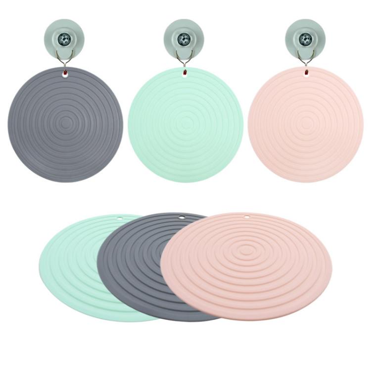 Tapete Redondo de Silicone Grau Alimentar para Isolamento Térmico, Proteção Contra Queimaduras e Antiderrapante para Cozinha