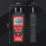 Manómetro digital de alta precisão para pressão diferencial HABOTEST HT636, microtestador de pressão, HT636