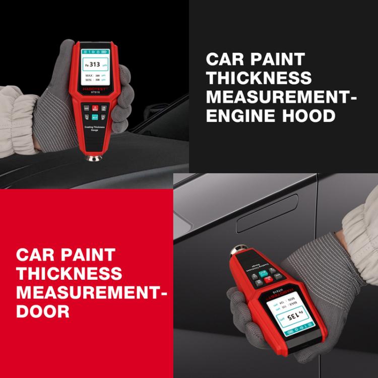 Testador de pintura automóvel HABOTEST HT616, medidor de espessura de revestimento de tinta, HT616