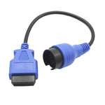 38-pin to OBD16-pin Truck Cable 38-pin OBD Adapter Cable Truck Diagnostic Connector, 38-pin