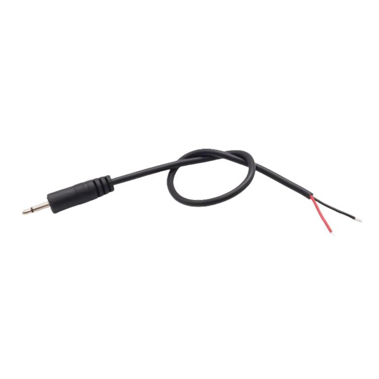 Cabo Mono 2 Pinos AUX Cabo de Cabeça Única para Altifalante Cabo de Alimentação de Áudio, Comprimento: 25cm, Macho 2.5mm, Fêmea 2.5mm, Macho 3.5mm, Fêmea 3.5mm