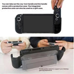 Capa Protetora 2 em 1 TPU Para Nintendo Switch OLED / Joy-Con Suporte