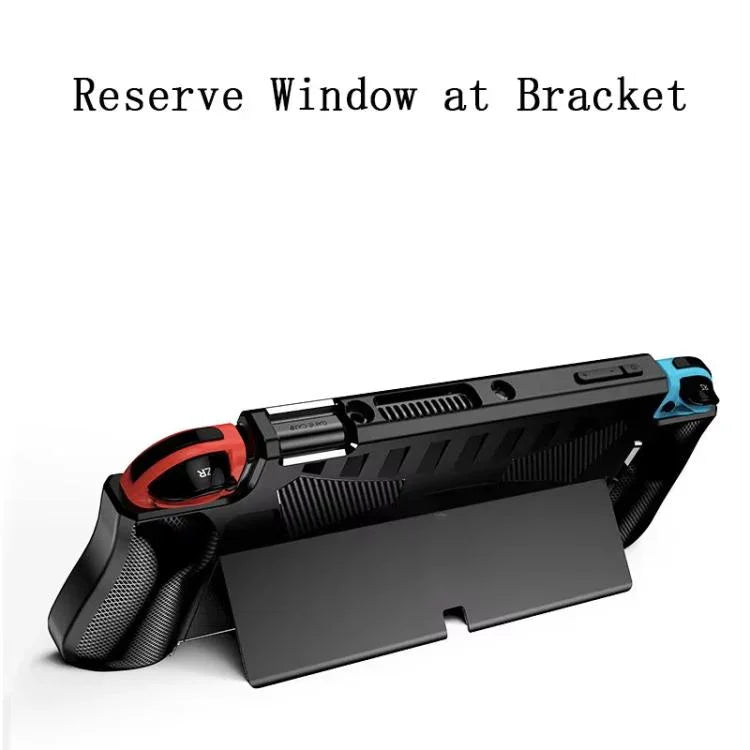 Capa Protetora TPU Integrada Para Consola Switch OLED Com 2 Slots Para Cartões de Jogo