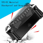 Capa Protetora TPU Integrada Para Consola Switch OLED Com 2 Slots Para Cartões de Jogo