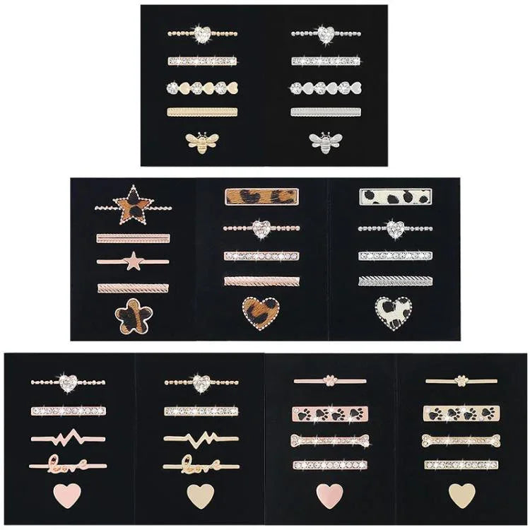 Conjunto de 5 Peças de Correias de Silicone para Smartwatch de 20mm com Anel Decorativo de Metal, Dourado 1, Prateado 2, Dourado Rosa 3, Dourado Rosa 4, Prateado 5, Dourado Rosa 6, Dourado 7, Dourado Rosa 8, Dourado 9