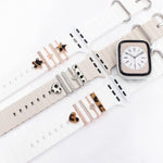 Conjunto de 5 Peças de Correias de Silicone para Smartwatch de 20mm com Anel Decorativo de Metal, Dourado 1, Prateado 2, Dourado Rosa 3, Dourado Rosa 4, Prateado 5, Dourado Rosa 6, Dourado 7, Dourado Rosa 8, Dourado 9