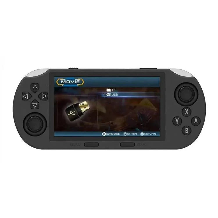 Consola de Jogos Portátil com Ecrã IPS de 4,5 polegadas 64G Com 20000 Jogos Integrados, SF3000, SF3000 com 2 Comandos