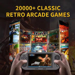 Consola de Jogos Portátil com Ecrã IPS de 4,5 polegadas 64G Com 20000 Jogos Integrados, SF3000, SF3000 com 2 Comandos