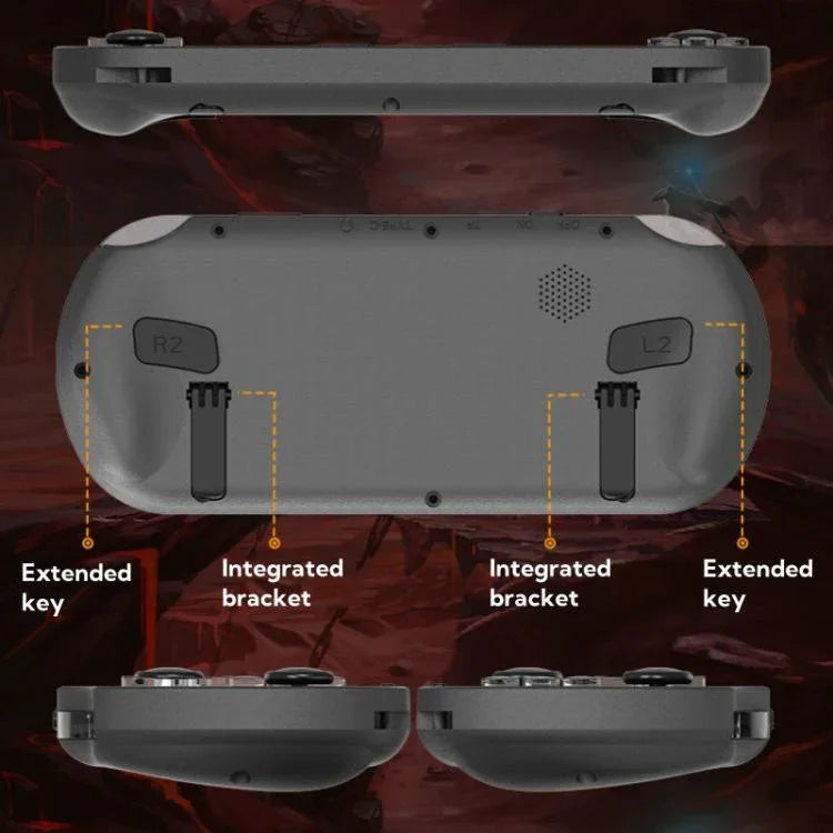 Consola de Jogos Portátil com Ecrã IPS de 4,5 polegadas 64G Com 20000 Jogos Integrados, SF3000, SF3000 com 2 Comandos