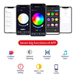 Lâmpada de Teto Inteligente Redonda Embutida Tuya Bluetooth RGBCW com Mudança de Cor e Dimmer, Tuya Bluetooth 10W 85-265V