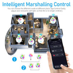 Lâmpada de Teto Inteligente Redonda Embutida Tuya Bluetooth RGBCW com Mudança de Cor e Dimmer, Tuya Bluetooth 10W 85-265V