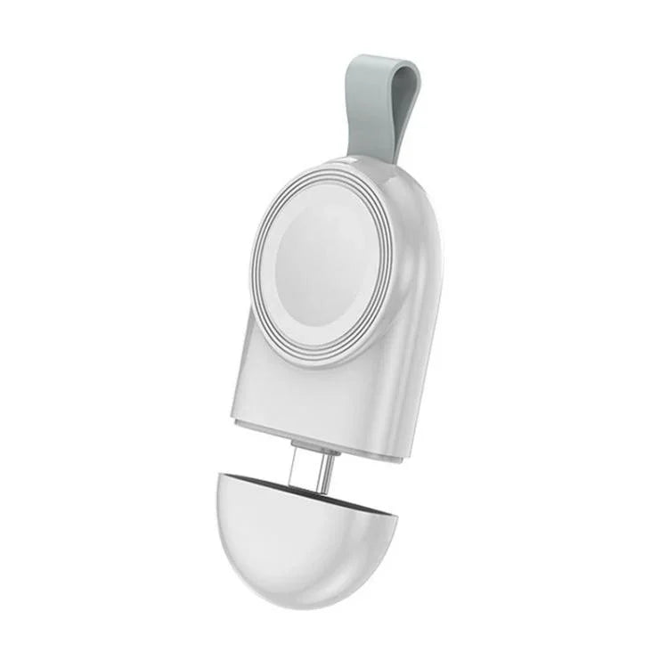 Carregador Sem Fios Magnético Portátil Tipo-C para Apple Watch 1/2/3/4/5/6/7/8/9/10/SE Carregador Inteligente Sem Fios