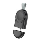 Carregador Sem Fios Magnético Portátil Tipo-C para Apple Watch 1/2/3/4/5/6/7/8/9/10/SE Carregador Inteligente Sem Fios