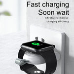 Carregador Sem Fios Magnético Portátil Tipo-C para Apple Watch 1/2/3/4/5/6/7/8/9/10/SE Carregador Inteligente Sem Fios