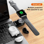 Carregador Sem Fios Magnético Portátil Tipo-C para Apple Watch 1/2/3/4/5/6/7/8/9/10/SE Carregador Inteligente Sem Fios
