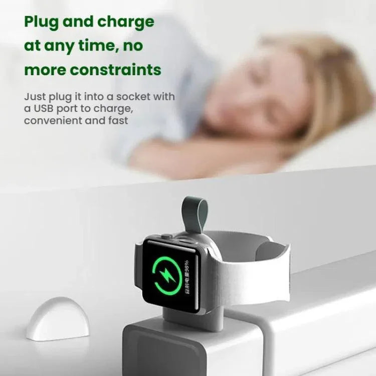 Carregador Sem Fios Magnético USB Portátil para Apple Watch 1/2/3/4/5/6/7/8/9/10/SE