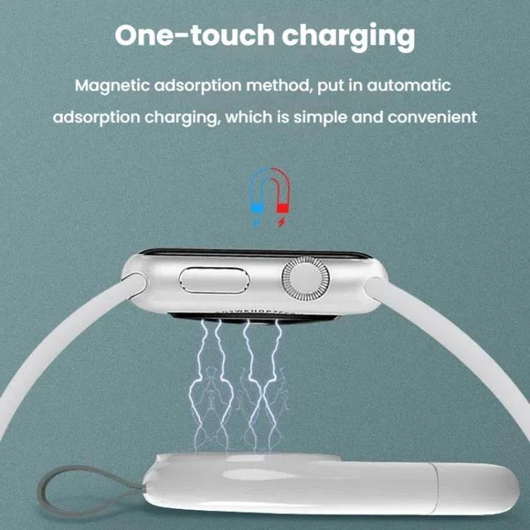 Carregador Sem Fios Magnético USB Portátil para Apple Watch 1/2/3/4/5/6/7/8/9/10/SE