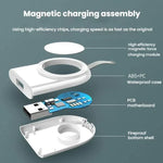 Carregador Sem Fios Magnético USB Portátil para Apple Watch 1/2/3/4/5/6/7/8/9/10/SE