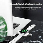 Carregador Sem Fios Magnético USB Portátil para Apple Watch 1/2/3/4/5/6/7/8/9/10/SE