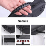 Para Nintendo Switch 2 Bolsa de Armazenamento Portátil Padrão O, Bolsa PU Preta Padrão O, Bolsa de Tecido Cinza Padrão O