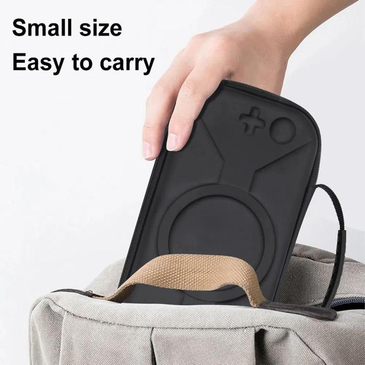 Para Nintendo Switch 2 Bolsa de Armazenamento Portátil Padrão O, Bolsa PU Preta Padrão O, Bolsa de Tecido Cinza Padrão O