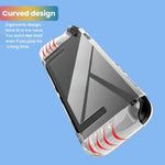 Para Nintendo Switch 2 Capa Transparente TPU de Peça Única Capa Protetora Antiderrapante de Corpo Inteiro, Capa TPU de Peça Única