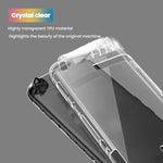 Para Nintendo Switch 2 Capa Transparente TPU de Peça Única Capa Protetora Antiderrapante de Corpo Inteiro, Capa TPU de Peça Única