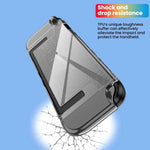 Capa Transparente Dividida TPU+PC para Nintendo Switch 2, Capa Dividida Diamante TPU+PC Amortecedora