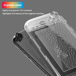 Capa Transparente Dividida TPU+PC para Nintendo Switch 2, Capa Dividida Diamante TPU+PC Amortecedora
