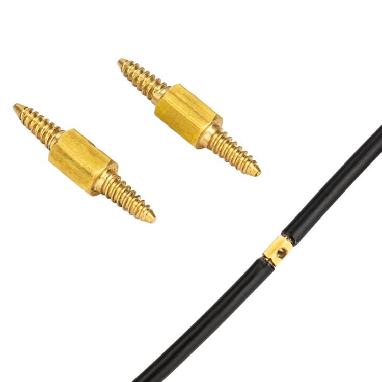 ZTTO Tubo de Cabo de Mudança de Travão para Bicicleta de Montanha e Estrada, Conector de Encaixe para Tubo de Combustível, 2pcs