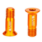 2pcs Parafusos M5 para Roda Dentada do Câmbio Traseiro para Bicicleta ZTTO Modificada para Estrada e Montanha