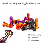 2pcs Parafusos M5 para Roda Dentada do Câmbio Traseiro para Bicicleta ZTTO Modificada para Estrada e Montanha