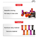 2pcs Parafusos M5 para Roda Dentada do Câmbio Traseiro para Bicicleta ZTTO Modificada para Estrada e Montanha