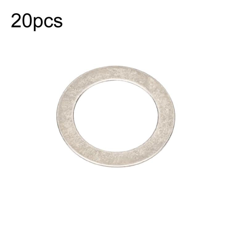 ZTTO Arruela de Aço Inoxidável para Pedal de Bicicleta, Junta de Proteção para Disco de Bicicleta de Montanha, 20pcs