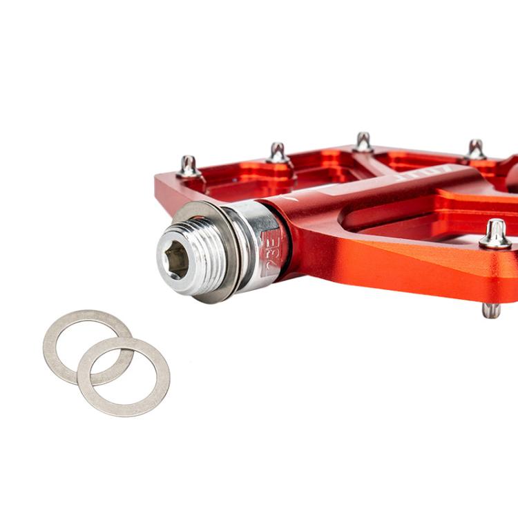 ZTTO Arruela de Aço Inoxidável para Pedal de Bicicleta, Junta de Proteção para Disco de Bicicleta de Montanha, 20pcs