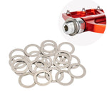 ZTTO Arruela de Aço Inoxidável para Pedal de Bicicleta, Junta de Proteção para Disco de Bicicleta de Montanha, 20pcs