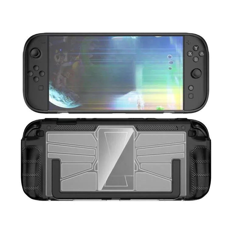 Capa Monobloco TPU + PC para Consola de Jogos Nintendo Switch 2, Capa Amortecedora, Capa Monobloco TPU + PC Preta, Capa Monobloco TPU + PC Branca