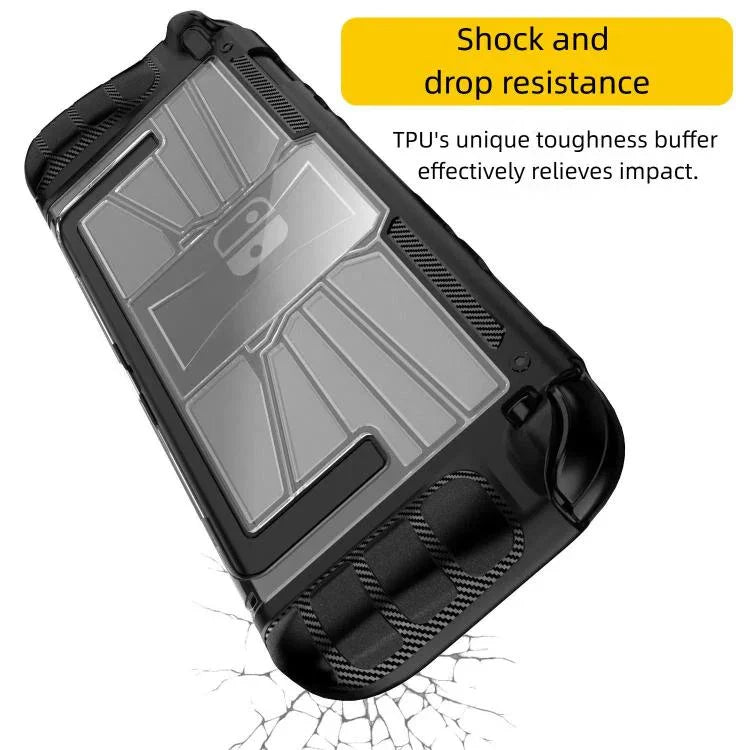 Capa Monobloco TPU + PC para Consola de Jogos Nintendo Switch 2, Capa Amortecedora, Capa Monobloco TPU + PC Preta, Capa Monobloco TPU + PC Branca