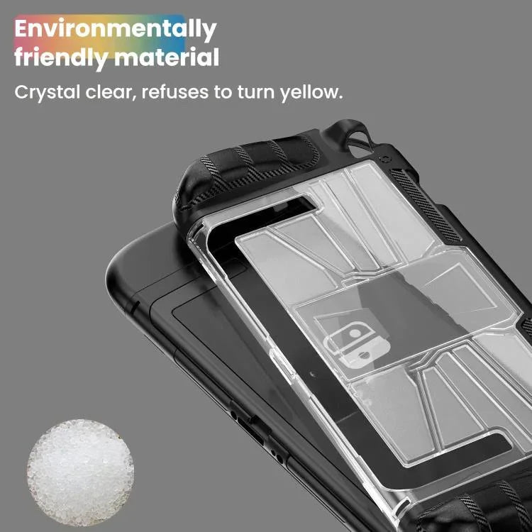 Capa Monobloco TPU + PC para Consola de Jogos Nintendo Switch 2, Capa Amortecedora, Capa Monobloco TPU + PC Preta, Capa Monobloco TPU + PC Branca