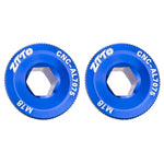 2pcs Parafusos para Tampa de Pedal de Liga de Alumínio para Bicicleta ZTTO, Parafusos para Pedal de Bicicleta de Montanha, M18 Preto, M18 Vermelho, M18 Azul, M19 Preto, M19 Vermelho, M19 Azul, M20 Preto, M20 Vermelho, M20 Azul